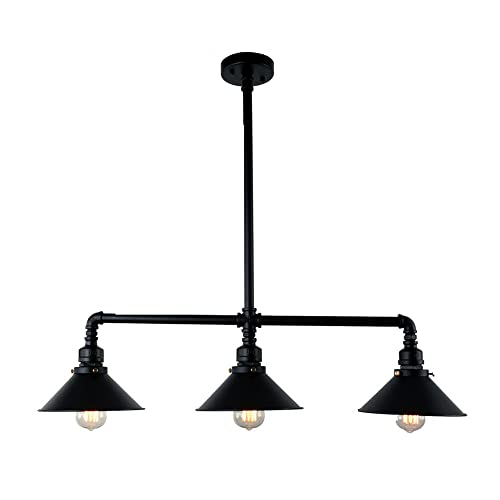 zishuo shop Wandleuchten, Industrieller Eisen-Wasserrohr-3-Kopf-Kronleuchter Einfache Retro-Metallstreifen-Hängeleuchte Home Bar Crestaurant Dekoration Decken-Hängelame26 Verstellbare Innenbeleuchtung zishuo shop Wandleuchten, Industrieller Eisen-Wasserrohr-3-Kopf-Kronleuchter Einfache Retro-Metallstreifen-Hängeleuchte Home Bar Crestaurant Dekoration Decken-Hängelame26 Verstellbare Innenbeleuchtung von zishuo shop
