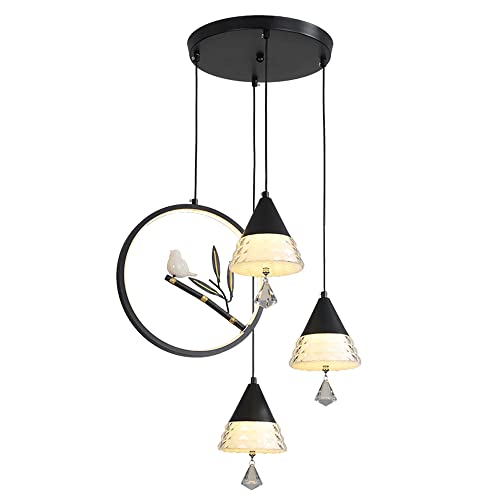 zishuo shop Wandleuchten, Modernendelleuchten Aus Gusseisen Acryl Kronleuchter Im Chinesischen Stilförmig Led Dreifarbige Verstellbare Kristallndelleuchte Geeignet Für Wohnzimmer Esszimmer Café zishuo shop Wandleuchten, Modernendelleuchten Aus Gusseisen Acryl Kronleuchter Im Chinesischen Stilförmig Led Dreifarbige Verstellbare Kristallndelleuchte Geeignet Für Wohnzimmer Esszimmer Café von zishuo shop