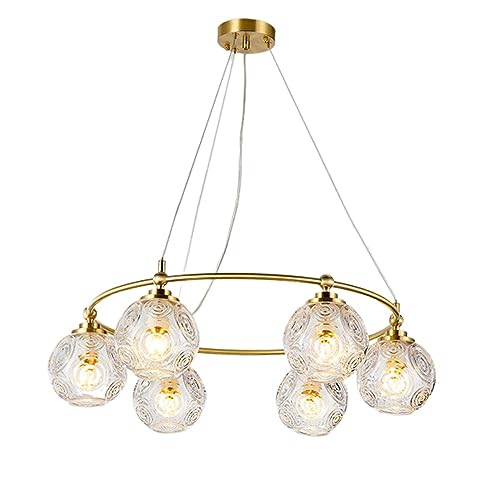 zishuo shop Wandleuchten, Postmoderne Leuchte Luxus Glas Kronleuchter Einfache Atmosphärische Messiwohnzimmer Hängelamnordische Kreative Home Schlafzimmer Restaurant Stil Decken Hängeleuchte E26 Innen von zishuo shop