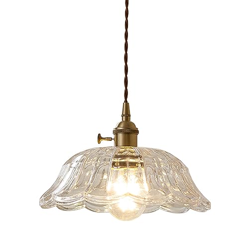 zishuo shop Wandleuchten, Retro Messiglas Kronleuchter Einfache Kreative Schlafzimmer Einzelkopf Hängeleuchte Bar Restaurant Nachttisch Arbeitszimmer Dekoration Deckenpendellame26 Innenbeleuchtungskör von zishuo shop