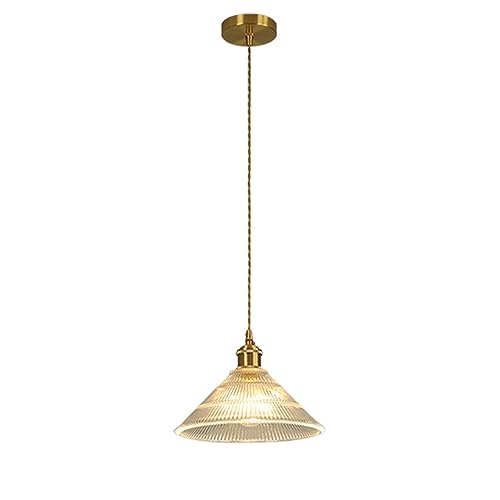 zishuo shop Wandleuchten,Malistischer Glas-Kronleuchter Im Japanischen Stil, Moderne Vollkupfer-Kunst, Hängeleuchte, Schlafzimmer, Nachttisch, Bar, Balkon, Dekoration, Deckenpendellampe, E26, Innenbe von zishuo shop