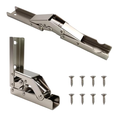 2er-Pack 90/180° Klappscharnier, verdecktes Möbelscharnier für Möbel, Schranktür und Tisch, langlebig und geräuscharm, stabiler Möbelbeschlag für Küche, Wohnzimmer und Büro 2er-Pack 90/180° Klappscharnier, verdecktes Möbelscharnier für Möbel, Schranktür und Tisch, langlebig und geräuscharm, stabiler Möbelbeschlag für Küche, Wohnzimmer und Büro von zizitips