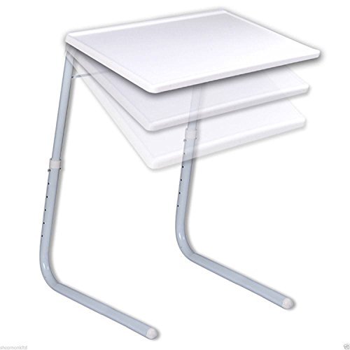 zizzi Portable Adjustable Folding Table Mate Tv Dinner Laptop Travelling Bed Tray Desk by von zizzi