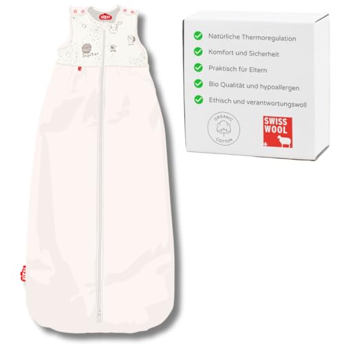 zizzz 4 Jahreszeiten Kinderschlafsack in 3 Größen & vielen süßen Designs - Atmungsaktiver Schlafsack für einen erholsamen Schlaf 110cm (24-48 M), Space Odyssey von zizzz