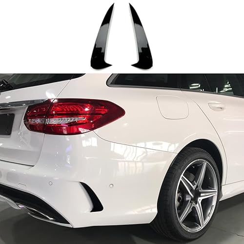 zjbzq Auto Heckstoßstangen Diffusor Spoilerlippe für Mercedes-Benz C-Class Touring S205 Estate C180 C200 AMG, Hintere Seitensplitter, Hinten Stoßstange Seite Vent Spoiler Anti kollision Schutz zjbzq Auto Heckstoßstangen Diffusor Spoilerlippe für Mercedes-Benz C-Class Touring S205 Estate C180 C200 AMG, Hintere Seitensplitter, Hinten Stoßstange Seite Vent Spoiler Anti kollision Schutz von zjbzq
