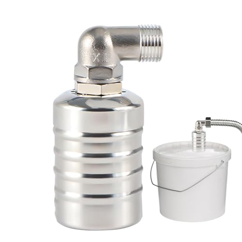 zjhukfmc Automatische Wasserstandsregelung,9x4,8x2cm Automatisches Schwimmerventil, 304 Edelstahl Automatisches Befüllen Schwimmerventil,Für Wassertank, Pool, Wasserturm von zjhukfmc