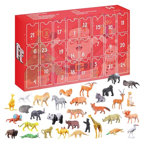 zjhukfmc Countdown Kalender - 24 Tage Tiercountdown bis Weihnachten - 32 Realistische Tierfiguren Als Deko Für Zuhause In Der Weihnachtszeit zjhukfmc Countdown Kalender - 24 Tage Tiercountdown bis Weihnachten - 32 Realistische Tierfiguren Als Deko Für Zuhause In Der Weihnachtszeit von zjhukfmc