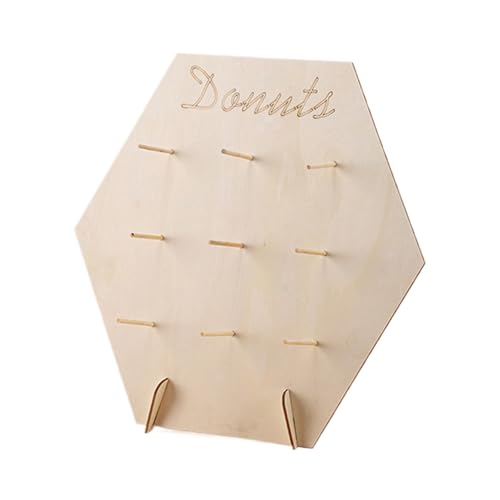 zjhukfmc Donut Halter,9 Haken Rustikale Donut Halterung - Präsentationständer Für Café Buffet Tischdekoration Weihnachten Hochzeit Geburtstag - Gastronomie Buffet Präsentation zjhukfmc Donut Halter,9 Haken Rustikale Donut Halterung - Präsentationständer Für Café Buffet Tischdekoration Weihnachten Hochzeit Geburtstag - Gastronomie Buffet Präsentation von zjhukfmc