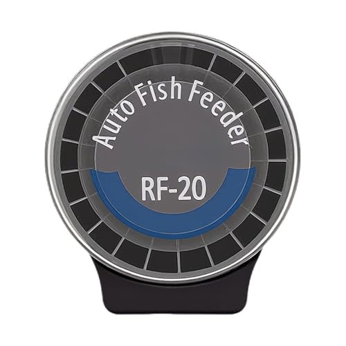 zjhukfmc Fischbecken-Futterautomat mit 6-stufiger Portionskontrolle,Automatischer Fischfutterautomat | 140ml programmierbarer Fütterungstimer für Aquarium für Schreibtisch Büro Zuhause Axolotl zjhukfmc Fischbecken-Futterautomat mit 6-stufiger Portionskontrolle,Automatischer Fischfutterautomat | 140ml programmierbarer Fütterungstimer für Aquarium für Schreibtisch Büro Zuhause Axolotl von zjhukfmc