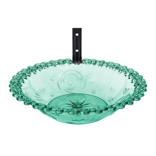 zjhukfmc Garten Vogeltränke, Baummontierte Vogeltrank Für Die Nutzung Im Freien, 23 cm Blumenform Transparentes Becken Für Äste Garten Terrasse von zjhukfmc