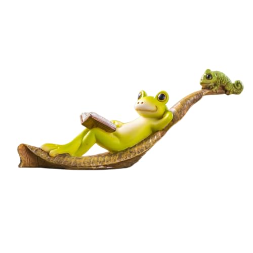 zjhukfmc Gartenfrosch Deko, Lustige Resin-Figuren Für Draußen, Terrassen Dekoration Für Garten Büros Rasen Tischplatte Schreibtisch Teich Zuhause Außenbereich Sowie Familie Und Freunde zjhukfmc Gartenfrosch Deko, Lustige Resin-Figuren Für Draußen, Terrassen Dekoration Für Garten Büros Rasen Tischplatte Schreibtisch Teich Zuhause Außenbereich Sowie Familie Und Freunde von zjhukfmc