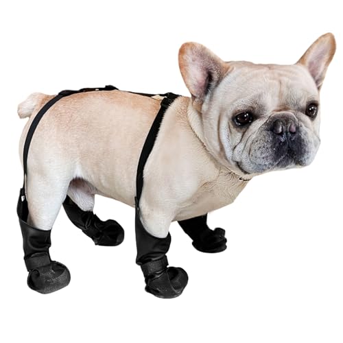 zjhukfmc Hundeschuhe - Hund Halter Hosen Mit Trägern | Wasserdicht Schmutzabweisend Pfotenschutz Für Winter Schnee Regen Outdoor Spaziergänge Wandern Training Reisen zjhukfmc Hundeschuhe - Hund Halter Hosen Mit Trägern | Wasserdicht Schmutzabweisend Pfotenschutz Für Winter Schnee Regen Outdoor Spaziergänge Wandern Training Reisen von zjhukfmc