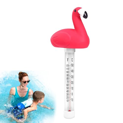 zjhukfmc Schwimmender Pooltemperaturmesser,25x11cm Bruchfest Schwimmbad Thermometer,PC Bruchfest Schwimmbad Thermometer,Präzise Messwerte,-10 bis 50 Grad,Für pool,Spa,Schwimmbäder von zjhukfmc