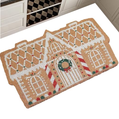 zjhukfmc Weihnachtliche Cartoon-Flauschmatte mit Schneeflocken-Motiv, 60 x 40 cm Weicher Türeintrittsteppich aus Kunstwollmaterial, rutschfeste Unterseite für Flurbereich, Wohnzimmer und Kinderzimmer zjhukfmc Weihnachtliche Cartoon-Flauschmatte mit Schneeflocken-Motiv, 60 x 40 cm Weicher Türeintrittsteppich aus Kunstwollmaterial, rutschfeste Unterseite für Flurbereich, Wohnzimmer und Kinderzimmer von zjhukfmc