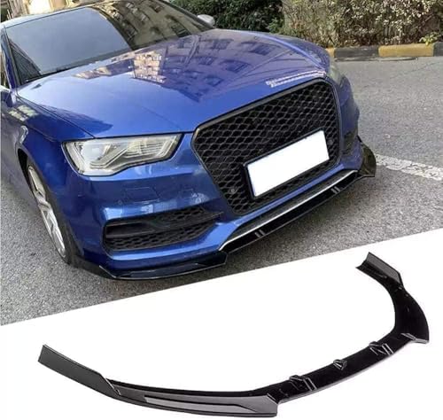 zjxcnb Auto Frontspoiler Lippe Für Audi A3 S3 8V 2014 2015 2016, Frontlippe Spoiler Frontstoßstange Lip Splitter Diffusor Antikollisionsschutz Zubehör zjxcnb Auto Frontspoiler Lippe Für Audi A3 S3 8V 2014 2015 2016, Frontlippe Spoiler Frontstoßstange Lip Splitter Diffusor Antikollisionsschutz Zubehör von zjxcnb
