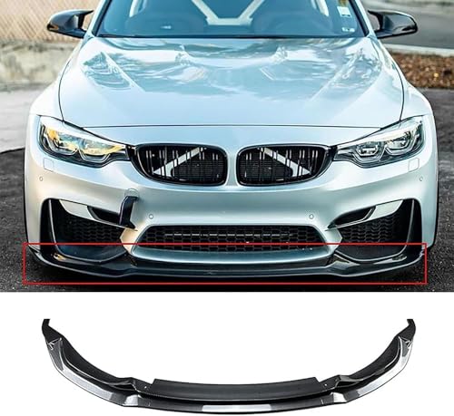 zjxcnb Auto Frontspoiler Lippe Für BMW 3 Series 4 Series M3 M4 F80 F82 F83 2015-2020, Frontlippe Spoiler Frontstoßstange Lip Splitter Diffusor Antikollisionsschutz Zubehör zjxcnb Auto Frontspoiler Lippe Für BMW 3 Series 4 Series M3 M4 F80 F82 F83 2015-2020, Frontlippe Spoiler Frontstoßstange Lip Splitter Diffusor Antikollisionsschutz Zubehör von zjxcnb