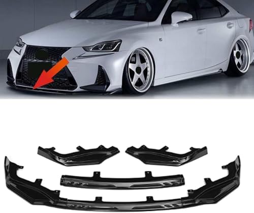 zjxcnb Auto Frontspoiler Lippe Für Lexus IS200t IS300 IS350 F-Sport 2017-2020, Frontlippe Spoiler Frontstoßstange Lip Splitter Diffusor Antikollisionsschutz Zubehör zjxcnb Auto Frontspoiler Lippe Für Lexus IS200t IS300 IS350 F-Sport 2017-2020, Frontlippe Spoiler Frontstoßstange Lip Splitter Diffusor Antikollisionsschutz Zubehör von zjxcnb