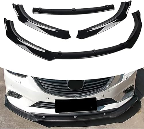 zjxcnb Auto Frontspoiler Lippe Für Mazda 6 Atenza 2014-2018, Frontlippe Spoiler Frontstoßstange Lip Splitter Diffusor Antikollisionsschutz Zubehör zjxcnb Auto Frontspoiler Lippe Für Mazda 6 Atenza 2014-2018, Frontlippe Spoiler Frontstoßstange Lip Splitter Diffusor Antikollisionsschutz Zubehör von zjxcnb