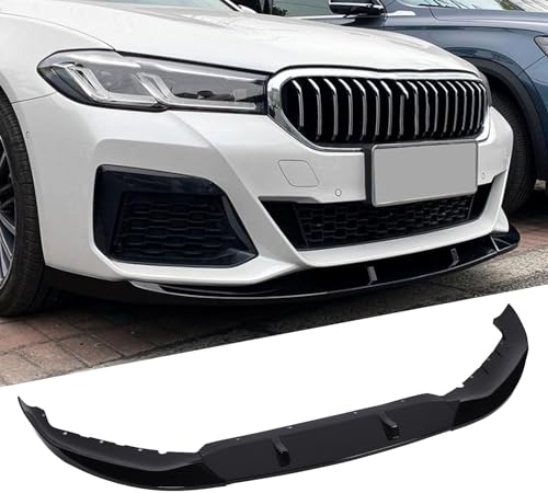 zjxhnb Auto Frontstoßstangen Lippe Spoiler für 5 Series G30 G31 LCI M Sport 2021 to 2023, Front Spoiler Lippe Splitter Diffusor Stoßfänger Styling Antikollision Zubehör von zjxhnb