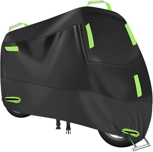 zjxmnb Motorrad Abdeckplane für BMW F 650 CS (2001-2005), Motorradabdeckung Abdeckplane Motorradplane Schutzhülle Wasserdicht Outdoor,XXXL-Green von zjxmnb