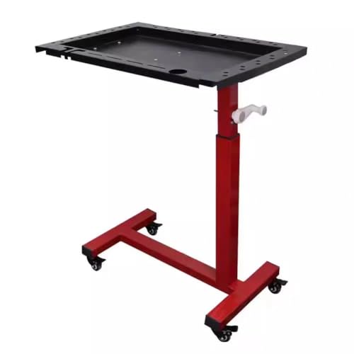 zklaseot Mobiler Arbeitstisch Mit Tablett Und Verstellbarer Höhe, Rollender Werkzeugwagen Mit Universalrädern, Aufbewahrungsorganisator Für Autowerkstätten(52x80x146cm) von zklaseot
