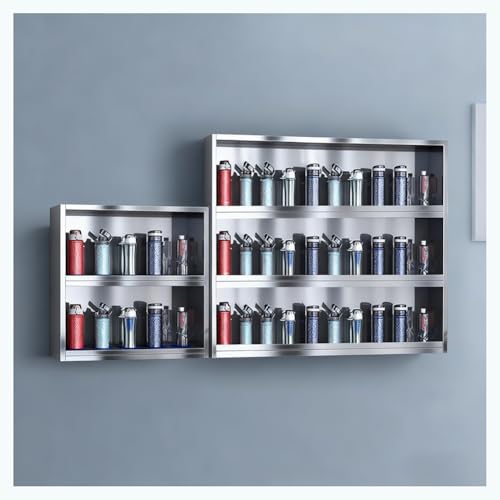zklaseot Wasserflaschen-Organizer Zur Wandmontage, Getränkehalter-Ausstellungsständer Für Mitarbeiter, Platzsparender Getränkehalter Für Einkaufszentren, Fabriken, Restaurants(930x150x595mm) von zklaseot