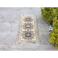 Handgewebter Kelim Teppich Aus Wolle Kleiner Boho 50 X 100 cm Handgewebter Kelim Teppich Aus Wolle Kleiner Boho 50 X 100 cm von zkrugs