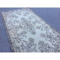 Handgewebter Kelim Teppich Aus Wolle Verblichener Vintage 100x200 cm Handgewebter Kelim Teppich Aus Wolle Verblichener Vintage 100x200 cm von zkrugs