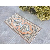 Handgewebter Perserteppich Aus Wolle Vintage Verblichene Fußmatte | 54 X 108 cm Handgewebter Perserteppich Aus Wolle Vintage Verblichene Fußmatte | 54 X 108 cm von zkrugs