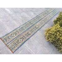 Handgewebter Teppichläufer Im Boho Oushak Stil, 5 X 25 cm Handgewebter Teppichläufer Im Boho Oushak Stil, 5 X 25 cm von zkrugs