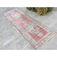 Handgewebter Vintage Oushak Teppich Läufer Kelim, 84cm X 247cm Handgewebter Vintage Oushak Teppich Läufer Kelim, 84cm X 247cm von zkrugs