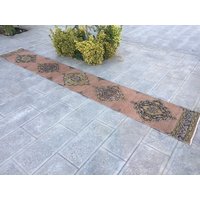 Vintage Handgewebter Oushak Wollteppich 6 X 33 cm Vintage Handgewebter Oushak Wollteppich 6 X 33 cm von zkrugs