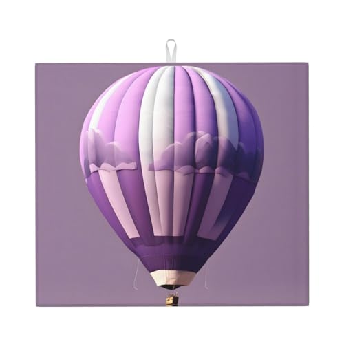 Heißluftballon-Trockenmatte für Küchenarbeitsplatten, ultra-saugfähig, 40,6 x 45,7 cm von zkyfll