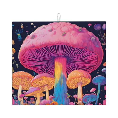 Pilz-Trockenmatte für Küchenarbeitsplatten, ultra-saugfähig, 40,6 x 45,7 cm von zkyfll
