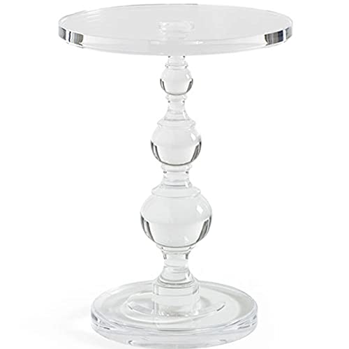 Couchtisch Transparenter Couchtisch Ecktisch Kleiner runder Tisch Kleiner runder Tisch Kleiner runder Betttisch Mobiler Kleiner Couchtisch von zlw-shop