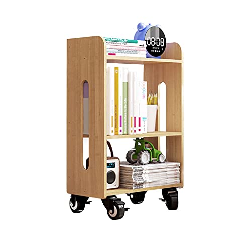 Vintage Bücherregal Bücherregal Massivholz Bücherregal Einfache CD Rack Audio Rack Shelf Bedroom Schlafzimmer Kabine Schrank Klein Bookshelf Small Bookshelf 27.16 Zoll oben Bücherregal von zlw-shop
