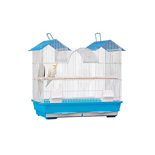 Vogelkäfig Papagei Starling Cage Käfig Haus Cage Group Group Bird Zucht Vogelkäfig geeignet für kleine und mittelgroße Vögel, wie Kanarienvögel, Liebesvögel Voliere Ga von zlw-shop
