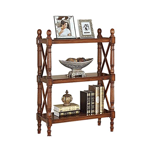 zlw-shop Bücherregal Vintage Bücherregal Holz Bücherregal Einfache CD Rack Audio Rack Shelf Retro Klein Regal 41,73 Zoll Hoch Bücherregal von zlw-shop