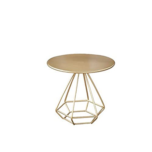 zlw-shop Couchtisch Sofa Couchtisch Einfache Sofa Wohnzimmer Haushalt Kleiner Teetisch Couchtisch (Color : Gold) von zlw-shop