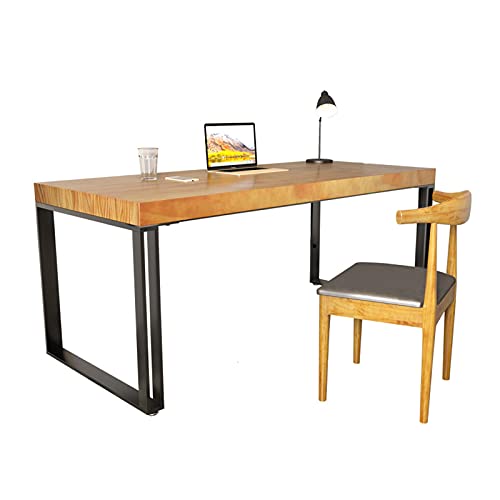 zlw-shop Einfacher Desktop-Tisch für Home Office Moderner PC-Tisch für die Verarbeitung von Kiefer Tisch für Laptop, Workstation aus stabilem Metall (Table Length : 1,2 Meters) von zlw-shop