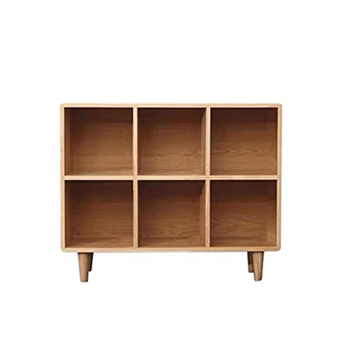 zlw-shop Vintage Bücherregal Moderne Minimalistische Minimalistische Studie Lagerung Studie Bücherregal Wohnzimmer Lagerung Schrank Bücherregal (Color : B) von zlw-shop