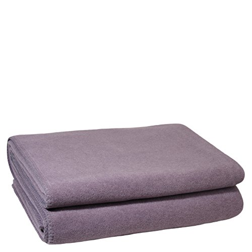 Soft-Fleece-Decke – Polarfleece-Decke mit Häkelstich – flauschige Kuscheldecke – 110x150 cm – 435 misty rose - von ’zoeppritz since 1828’ von Zoeppritz Since 1828