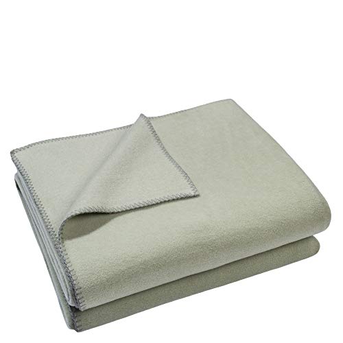 Zoeppritz Decke in der Farbe: Hellgrün, aus 65% Polyester, 35% Viscose hergestellt, Größe: 160x200 cm, 103291-620-160x200 Zoeppritz Decke in der Farbe: Hellgrün, aus 65% Polyester, 35% Viscose hergestellt, Größe: 160x200 cm, 103291-620-160x200 von 'zoeppritz since 1828'