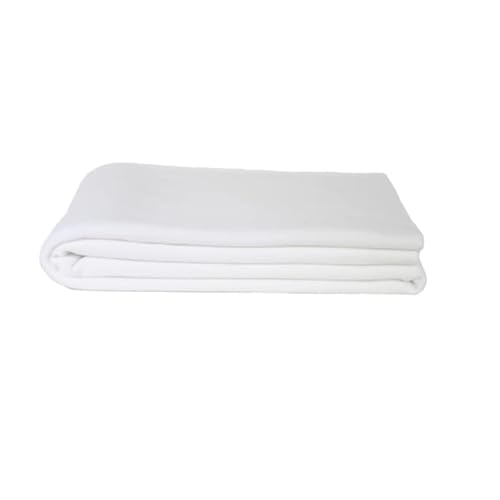 'zoeppritz since 1828' Soft-Fleece-Decke – Polarfleece-Decke mit Häkelstich – Flauschige Kuscheldecke – 110x150 cm – 000 White, 103291-000-110x150 von 'zoeppritz since 1828'