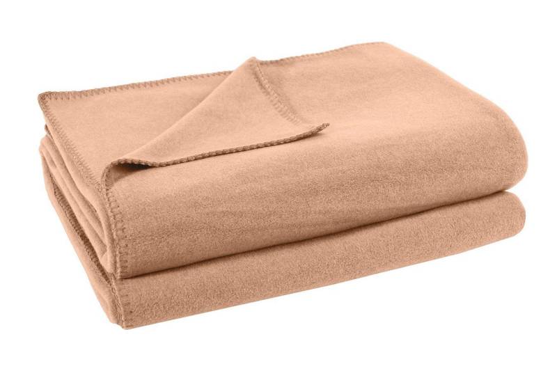 Wohndecke Soft-Fleece Decke 110 x 150 cm sand, zoeppritz von zoeppritz