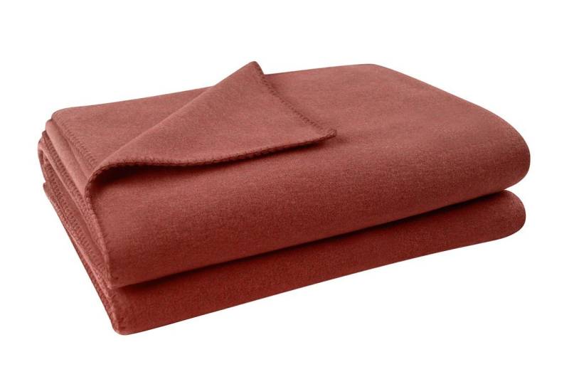 Wohndecke Soft-Fleece Decke 160 x 200 cm kupfer, zoeppritz von zoeppritz