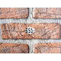 Vintage Emaille Nummernschild 655 Weiße Und Schwarze Adressplakette Vintage Emaille Nummernschild 655 Weiße Und Schwarze Adressplakette von zografa