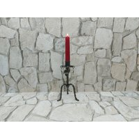 Vintage Handgefertigter Kerzenständer Metall Schwarz Candelabra Tischdekoration Bar Accessoire Kostenloser Versand Mit Sendungsverfolgung von zografa