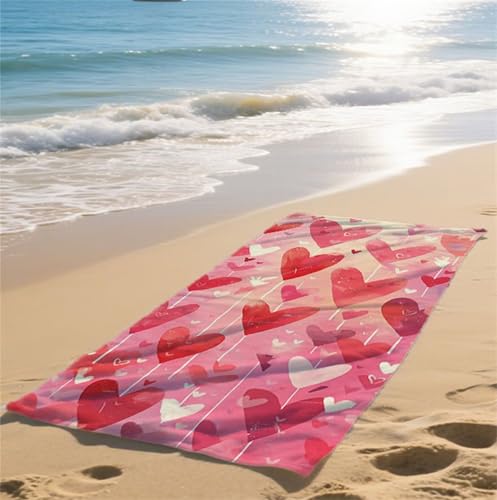Strandtuch Farbe Microfaser Badetuch Groß 70x140cm Strandhandtuch Herz Beach Towel Sandfrei Schnelltrocknend Reisehandtuch Leicht Saugfähig Handtücher Urlaub Reisen Pool Strand Damen & Herren bz-483 Strandtuch Farbe Microfaser Badetuch Groß 70x140cm Strandhandtuch Herz Beach Towel Sandfrei Schnelltrocknend Reisehandtuch Leicht Saugfähig Handtücher Urlaub Reisen Pool Strand Damen & Herren bz-483 von zohjlinwq