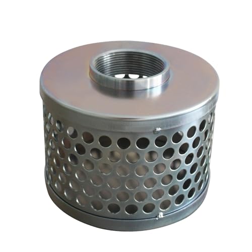 zolink Saugschlauch Filter verzinkter für Pool wasserfilter saugfilter brunnenwasser gartenpumpe wasserpumpefilter saugkorb saugschlauch hochdruckreiniger (H145mmOD175mmID82mm) von zolink